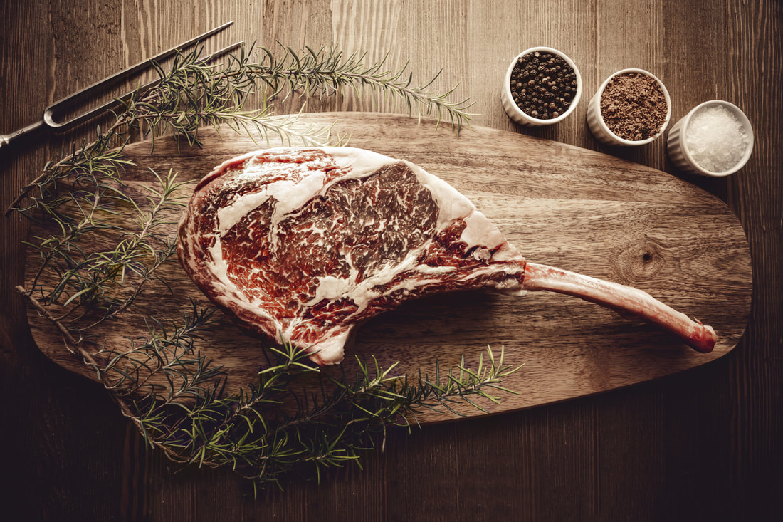 Dry aging our beef provides you with a more flavorful and tender beef.